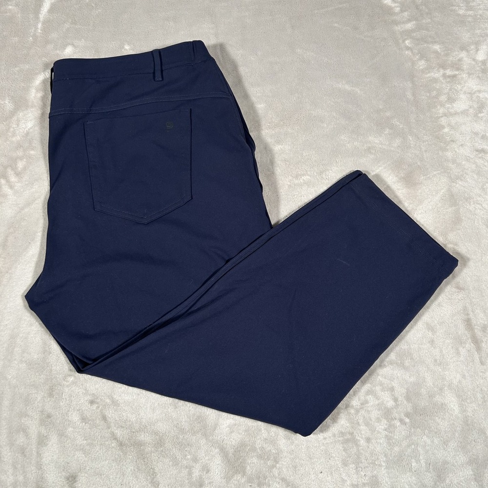 Public Rec Workday Pants Mens 40x28 Navy Blue Performance Stretch Golf Chino